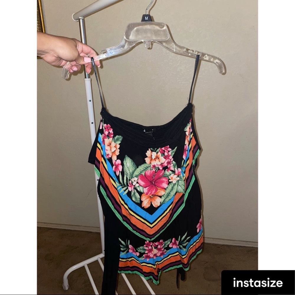 Strapless romper